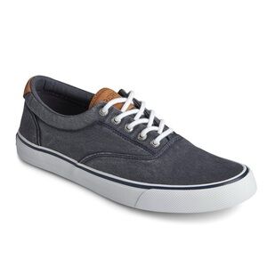 SPERRY Navy Striper II CVO Sneakers Salt Washed Boat Loafers Preppy Tennis Shoes